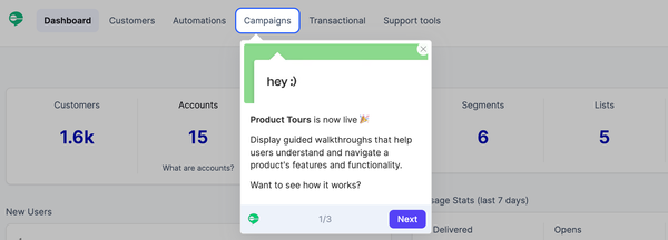 Introducing Product Tours: Guide Users Through Your Platform with Ease